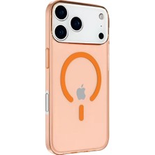 Prativas Iphone 17 Kılıf Pc Real Magsafe Kapak - Turuncu