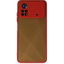 Prativas Poco X4 5g Kılıf Montreal Silikon Kapak - Kırmızı