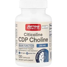 Jarrow Formulas Citicoline Cdp Choline Brain Cognizin Citicoline 250 Mg 120 Capsules