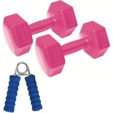 PremiumPort 1 kg x 2 Dambıl Ağırlık Seti ve El Yayınot: Toplam Ağırlık 2 Kg, Kullanım Kolaylığı Sağlar.