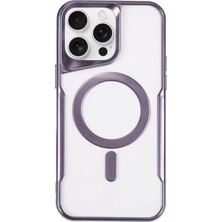 Prativas Iphone 14 Kılıf Boyi Magsafe Silikon Kapak - Derin Mor