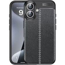 Prativas Iphone 16 Kılıf Auto Focus Kapak - Siyah