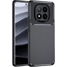 Prativas Redmi Note 14 4g Kılıf Auto Focus Karbon Kapak - Siyah