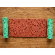 Atölye Dekupaj Model 050 - Istakoz - Polimer Kil Doku Oklavası / Seramik Çamuru Desen Rulosu