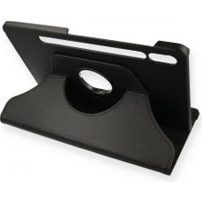 Pileli Store Pilelistore   Samsung Galaxy T860 Tab S6 10.5 Kılıf 360 Tablet Deri Kılıf - Siyah