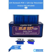Vgate İcar Çift Anakartlı  Bluetooth PIC18F25K80 Destekli DDT4ALL-TORQUE Pro-Dtcfix İOS Android Uyumlu