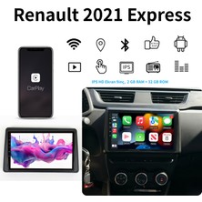 Renault 2021 Express 9 Inç/hasarsız Montajlı Teyb/Yüksek Çözünürlüklü Ekran/FM Radyolu Multimedya