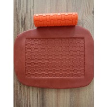 Model 011 - Polimer Kil Doku Oklavası / Seramik Çamuru Desen Rulosu