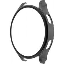 Pileli Store Pilelistore   Watch 5 Pro 45MM Wall Camlı Kasa Ekran Koruyucu - Siyah