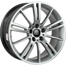 R1 Wheels 5*120*19*9.0-8.0 ET30-32 CH72.6 Ön Arka STYLE-193 Silver