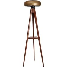 Vivense Sehpalı Tripod Ceviz Lambader, Smith Eskitme Başlıklı