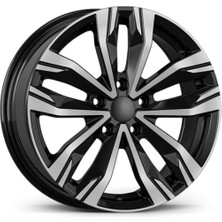 Rc 5*114,3*17*7.5 ET40 CH66.1 DY747 Black Diamond Icon Jant Takımı