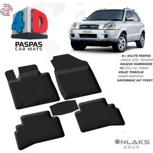 Hyundai Tucson 1 2005 Ferrous 4d Havuzlu Kauçuk Paspas