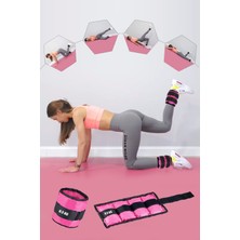 PremiumPort 0,5 kg Fuşya Konforlu El ve Ayak Ağırlığı Seti