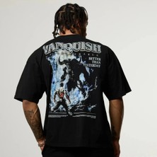 Vanquish Olympus Black Minotaur Oversized Boxy T Shirt