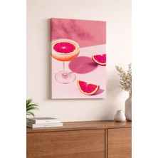 Illustrator Tasarım Dekoratif Kanvas Kumaş Duvar Tablosu