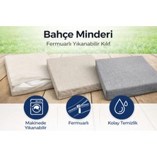 Miralay Bahçe Minderi - Fermuarlı Yıkanabilir Kılıf