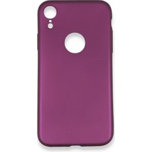 Elma Shop  Iphone Xr Kılıf First  - Mürdüm