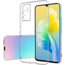 Marsilyan Vivo V23 5g Kılıf Lüx Şeffaf Silikon