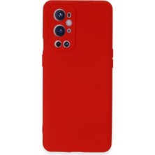 Elma Shop One Plus 9 Pro Kılıf Nano Içi Kadife  - Kırmızı