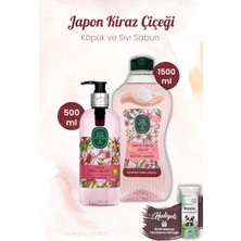 Eyüp Sabri Tuncer Japon Kiraz Çiçeği Sıvı 500 ml ve Köpük Sabun 1500 Ml, Rosıe