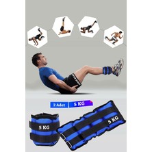 PremiumPort 5 kg Mavi Deluxe Comfort El ve Ayak Ağırlığı, Sağlıklı ve Rahatlatıcı Kullanım