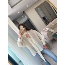 Filiz Butik Fular Yaka Şifon Bluz