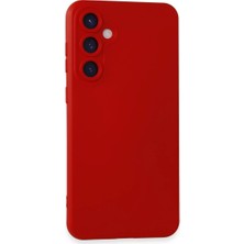 Elma Shop  Galaxy S24 Kılıf Nano Içi Kadife  - Kırmızı