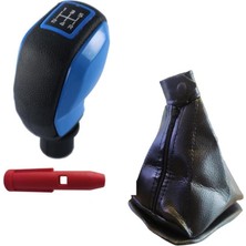 Zetoto Tofaş Doğan Slx Spor Vites Topuzu ve Körüğü Takım Blue Modeli