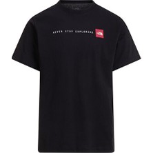 The North Face M Nse Reg Ss Tee-Graphic Erkek Outdoor Tişörtü NF0A8GUVJK31SIYAH