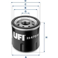Ufi Zengemtx Yağ Filtresi Clio I -Ii-Iii - Kng-Express-Twng-Modus-Sandero 1.2 - 1.2 16V