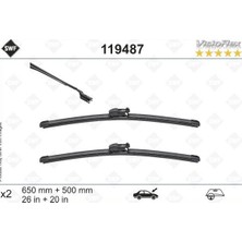 Valeo Storozal Silecek Supurgesi Takimi 650MM / 500MM Bmw G08 G01 F97 G02 F98 Swf