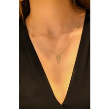 Güneyler Altın Ve Mücevherat Taşlı Tasarım Kolye 14 Ayar ATS7747