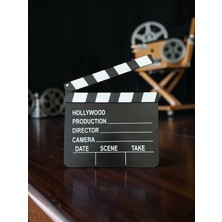 CaactuStore Ahşap Film Diziz Klaketi Dekoratif Retro