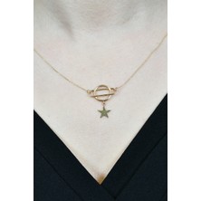 Güneyler Altın Ve Mücevherat Gezegen Kolye 14 Ayar A050092