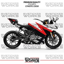Cfmoto 250SR Kaplama Sticker Ride Or Die Design Motor Kaplama Modeli Hazır Kit Tüm Modeller Uyumlu