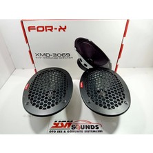 Yüksek Performanslı Oval Midrange Hoparlör 300W 150RMS For-X XMD-3069