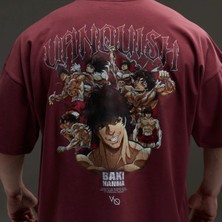 Vanquish Vq x Baki: Red Baki Boxy Oversized T Shirt