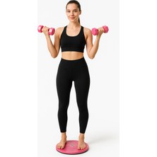 PremiumPort Döner Disk ve 1 kg Dambıl Seti, Evde Spor Için Egzersiz Aleti