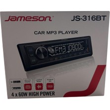 Jameson Yüksek Kaliteli Otomobil Bluetooth Mp3 Çalar, 2025 Model