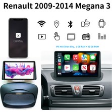 SBAID Renault 2009-2014 Megana 3 9 Inç/kayıpsız Kurulum/carplay/araç Navigasyon Cihazı