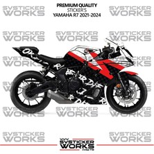 Yamaha R7 Kaplama Sticker Ride Or Die Design Motor Kaplama Modeli Hazır Kit 2019-2024 Uyumlu 