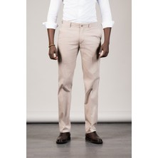 Notra Regular Fit Pamuklu Dokulu Klasik Yazlık Gabardin Pantolon