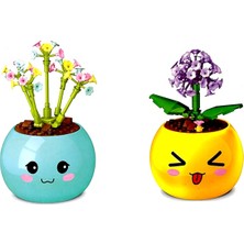 Sahra Prestij Çiçek LEGO 70 Parça Seri Büyük Farklı Model - 1 Adet