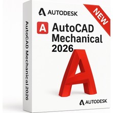 Autodesk Mechanical 2026 (Windows) - 1 Pc 2 Yıl Serial Kod (Full Sürüm)