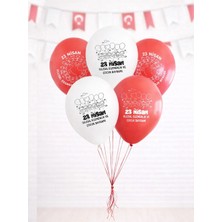 Parti Adresi 23 Nisan Baskılı Balon – Kalisan Milli Bayram Balonu 100'LÜ
