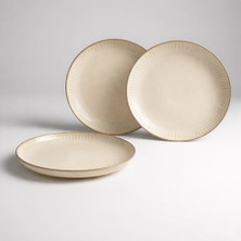 Jumbo Efes Opak Düz Tabak 21 cm 1 Adet – Servis Tabağı, Yemek Tabağı, Çeyiz Seti