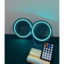 16 cm Rgb LED Midrange Hoparlör Kapağı Takım (2 Adet)