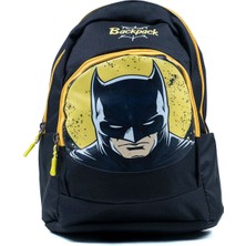 ProXbag Çocuk Okul Sırt Çantası Erkek Öğrenci Su Geçirmez Batman Desenli Siyah Sarı