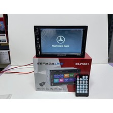 7" Dabil Teyp, Bluetooth, Usb, Sd, Aux, Kamera Hediye